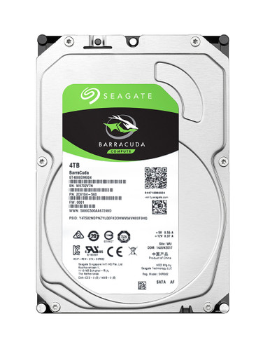 Seagate BarraCuda Compute 4TB SATA 6Gb/s 5400RPM 256MB Cache 3.5 Internal Hard Drive for Data Storage