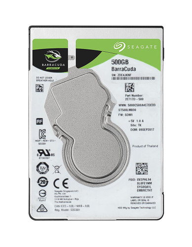 Seagate BarraCuda Compute 500GB SATA 6Gb/s 5400RPM 128MB Cache 2.5 HDD for laptops