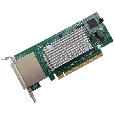 SuperMicro AOC-SLG3-4X4P Quad-Port NVMe HBA for PCI-Express 3.0 - Compatible with Servers