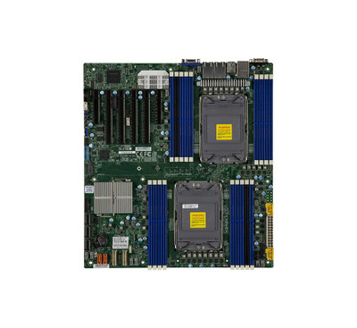 Supermicro Xeon Scalable 3rd Gen Dual Socket E-ATX Server Motherboard MBD-X12DPI-N6-O - Compatible with LGA4189 CPUs