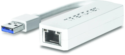 TRENDnet USB 3.0 to Gigabit Ethernet Adapter for high-speed internet connection - compatible with laptops and desktops