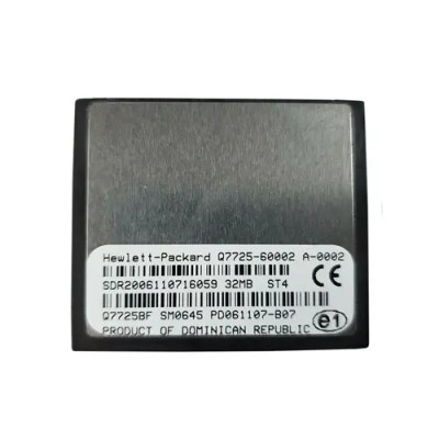 HP 32MB Compact Flash Memory for Color LaserJet 5550 Series - Q7725BF - Compatible with Color LaserJet 5550 printers