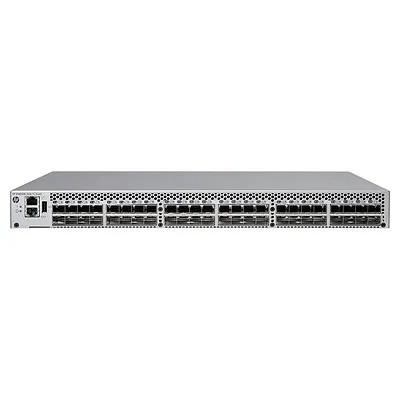 HP SN6000B 48-Port Fibre Channel SFP+ Managed Switch with RJ-45, USB, and Console Ports for Data Centers