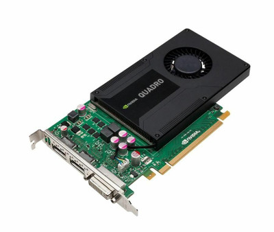 00JHRJ - Dell Quadro K2000 2GB GDDR5 SDRAM PCI-Express 2 x16 Video Graphics Card
