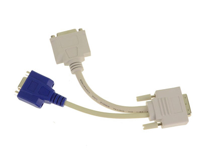 048CFM - Dell DVI-I to VGA Splitter Monitor Cable