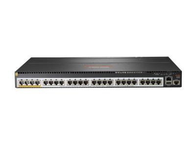 HPE Aruba 2930M 24SR PoE Class 6 Switch, ideal for network management in enterprise settings