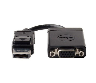 Dell DisplayPort to VGA Adapter Cable 0M9N09 for connecting monitors to laptops or desktops in the office or at home.