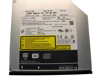 Dell 0UJ8A2 8X Multiburner UltraBay Slim-line DVD±RW Drive for 12.7MM - Compatible with Dell laptops
