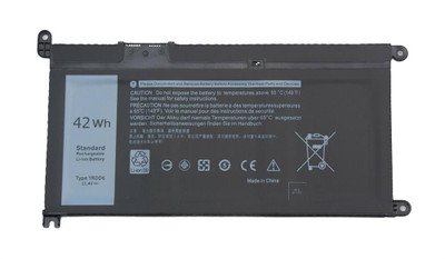 Dell 0YRDD6 42WHr 11.4V 3-Cells Lithium-Ion Battery for Inspiron 14 (5481) 2-In-1 - Rechargeable battery compatible