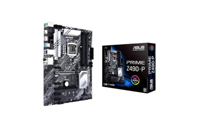 Asus Prime Z490-P Desktop Motherboard Intel Z490 Chipset LGA-1200 - Compatible with desktop computers