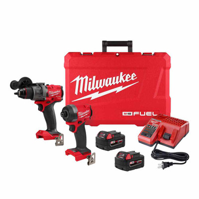 Milwaukee M18 FUEL 18V 5Ah Li-Ion 2-Tool Combo Kit - 3697-22