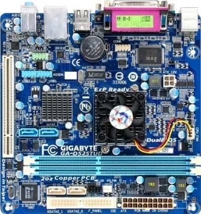 GA-D525E-C6 -  Gigabyte DDR3 Compact Mini-ITX Motherboard