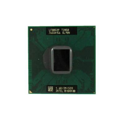 HP 1.60GHz 533MHz FSB 2MB L2 Cache Socket PGA478 Intel Core Duo T2050 2-Core Processor for laptops