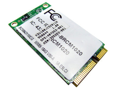 WMIB-184G - HP 54G 802.11b/g Mini PCI Wireless Network Card