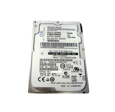 IBM 300GB 15000RPM SAS 12Gb/s 2.5 Hard Drive for Servers