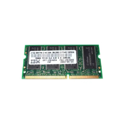 19K4654 - IBM 256MB 133MHz PC133 CL3 144-Pin SoDIMM