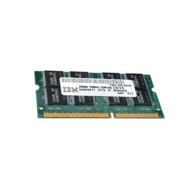IBM 256MB PC100 100MHz non-ECC Unbuffered CL2 144-Pin SoDimm Memory Module for laptops