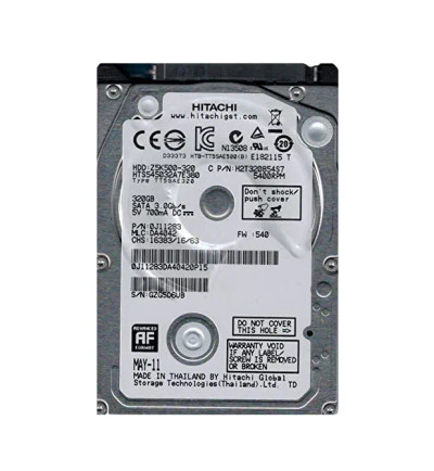 0J11283 - HGST 320GB 5400RPM SATA 8MB 2.5" HDD