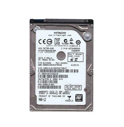 Hitachi 640GB 5400RPM SATA 2.5 Hard Drive for Travelstar - 0J15342