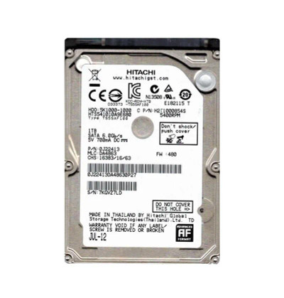 Hitachi Travelstar 5K1000 1TB 5400RPM SATA 2.5 HDD for ProLiant DL360p Gen8 Servers