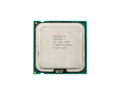 IBM 3.40GHz 800MHz FSB 2MB L2 Cache Socket LGA775 Intel Pentium 4 651 1-Core Processor for Desktop Computers