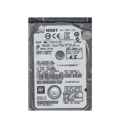 0J23463 - HGST 320GB 5400RPM SATA 8MB 2.5" HDD