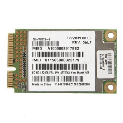 42T0961 - IBM Wireless Broadband PCI Express Network Adapter