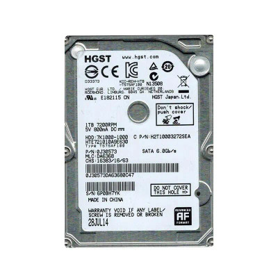0J30573 - Hitachi 1TB 7200RPM SATA 6Gb/s 2.5" HDD