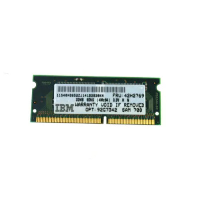 92G7342 - IBM 32MB EDO 144-Pin SoDIMM Memory