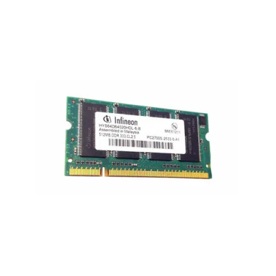 Infineon 512MB PC2700 DDR-333MHz SoDimm Memory Module for Laptops