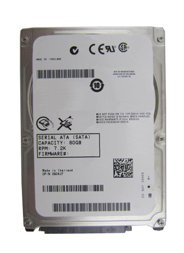 Dell 80GB 7200RPM SATA 2.5 Hard Drive 0N041F 16MB Cache - Compatible with Servers