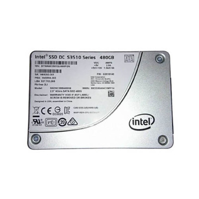 Intel DC S3510 Series 480GB MLC SATA SSD for ProLiant DL360p Gen8 servers