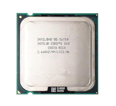 Intel Core 2 Duo E6750 2-Core 2.66GHz Processor for LGA775 Socket - HH80557PJ0674MG-24PC - Compatible with LGA775