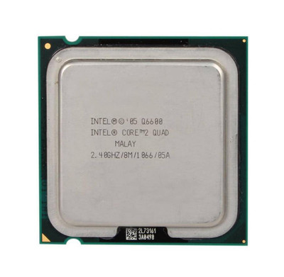 Intel Core 2 Quad Q6600 2.40GHz processor for LGA775 desktops with 8MB L2 cache - HH80562PH0568M-8203