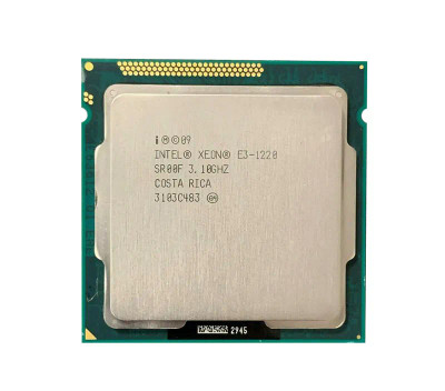 SR00F - Intel Quad Core E3-1220 3.1GHz LGA-1155 Processor