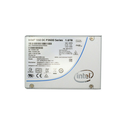 Intel SSD DC P3600 1.6TB NVME PCIe 3.0 X4 2.5 MLC Drive for Data Centers