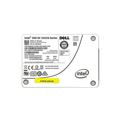 Intel 800GB MLC SATA 6Gb/s 2.5 SSD for Enterprise DC S3520 RI Series - SSDSC2BB800G7R - Compatible with servers