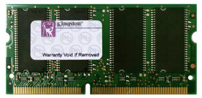 KGW377-1 - Kingston Technology 128MB PC100 100MHz CL2 144-Pin SoDIMM