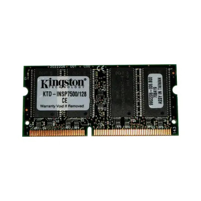 KTD-INSP7500/128 - Kingston Technology 128MB 100MHz PC100 CL3 144-Pin SoDIMM