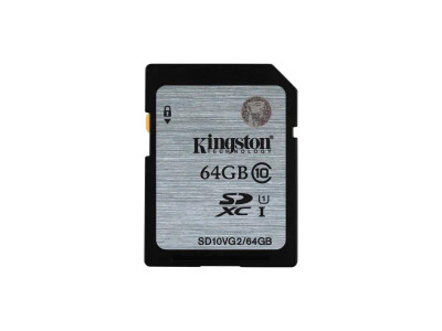 Kingston 64GB Class 10 SDXC UHS-I Flash Memory Card for ProLiant DL360p Gen8 servers