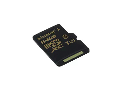SDCG/64GBSP - Kingston Technology 64GB Class 3 UHS-I U3 microSDXC Memory Card
