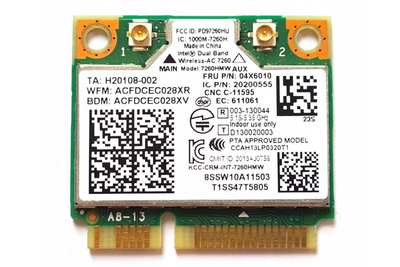 04X6010 - Lenovo Wireless Network Card
