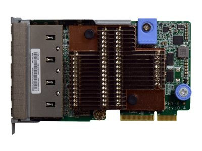 7ZT7A00549 - Lenovo Quad-Ports RJ-45 10Gbps 10GBase-T LOM Network Adapter