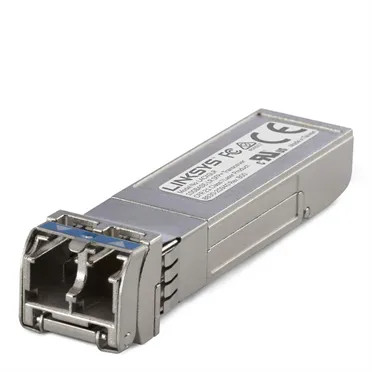 Linksys LACXGLR 10Gbps 1000Base-LR Fiber Transceiver Module for 10km 1310nm LC Connector.