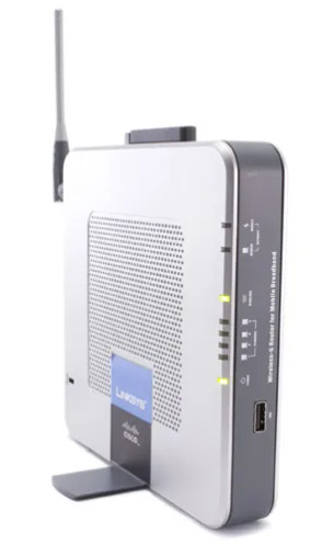 Linksys Wireless-G Router for Mobile Broadband WRT54G3GV2-ST compatible with mobile broadband networks