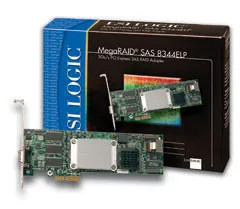 LSI Logic MegaRAID SAS 300MB/s RAID Adapter for ProLiant DL360p Gen8 servers