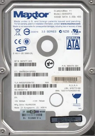 Maxtor 7H500F0 MaxLine Pro 500 500GB SATA 3Gb/s Hard Drive