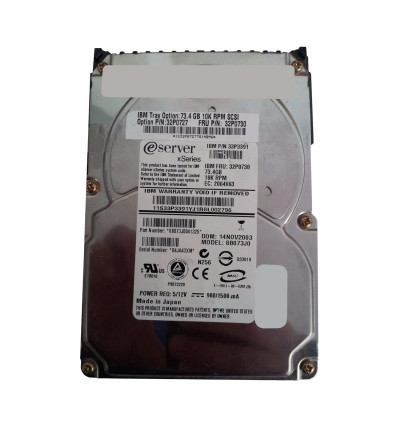 8B073J0 - Maxtor 73.4GB 10000RPM Ultra320 SCSI 3.5" HDD