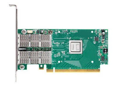 MCX454A-FCAT - Mellanox Dual Port 40/56GbE QSFP28 PCIe 3.0 Network Adapter