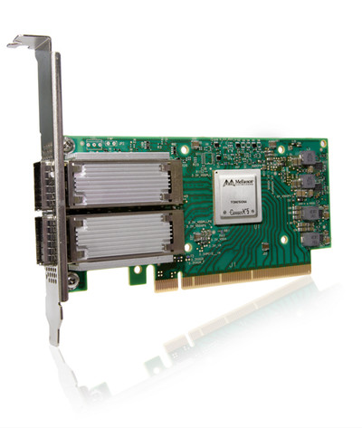 MCX556A-ECAT - Mellanox ConnectX-5 Dual-Port 100GbE QSFP28 Network Adapter